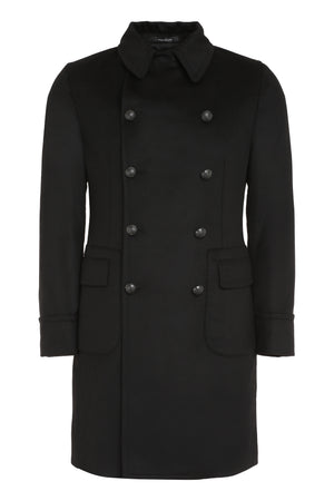 Carlo double-breasted wool coat-0